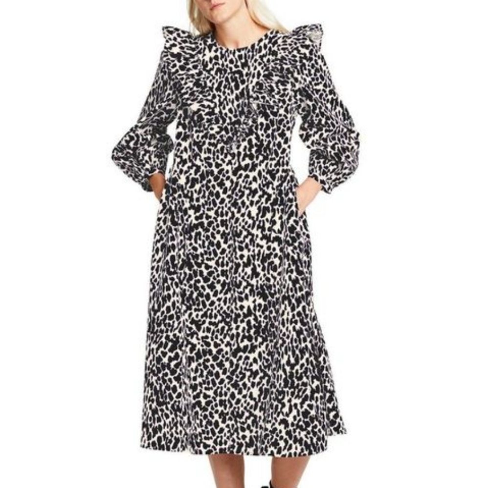 Sandy liang x target leopard midi dress